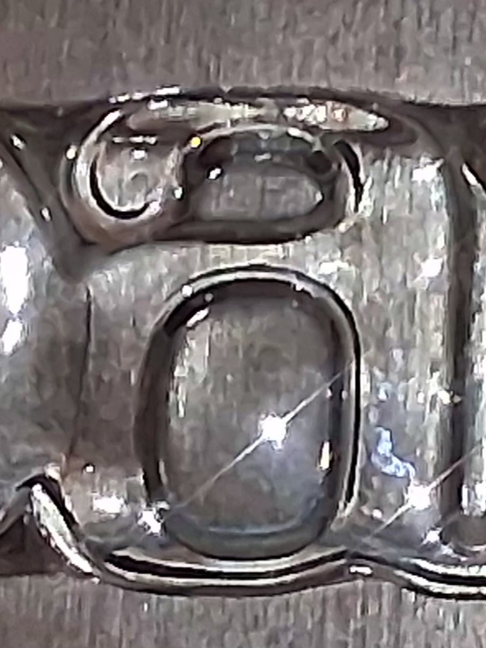 1982 Glass Paperweight